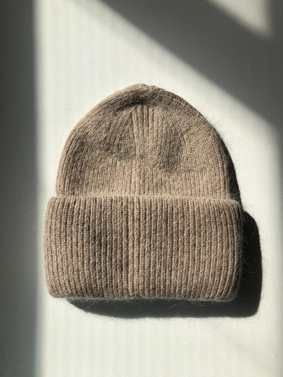 Tuque Laine Angora - Mushroom