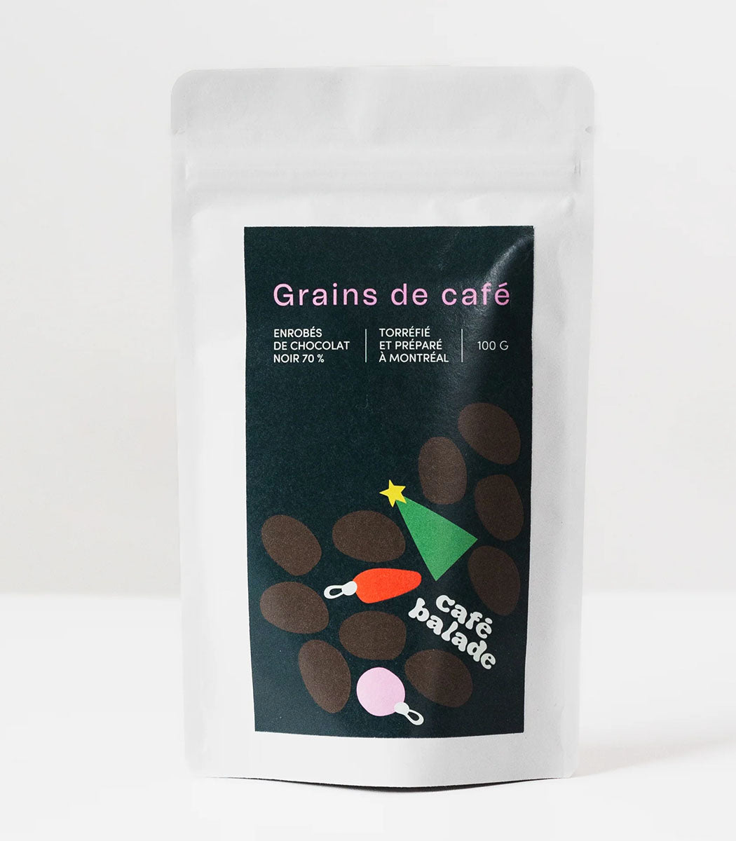 Café Balade | Grains de café au chocolat