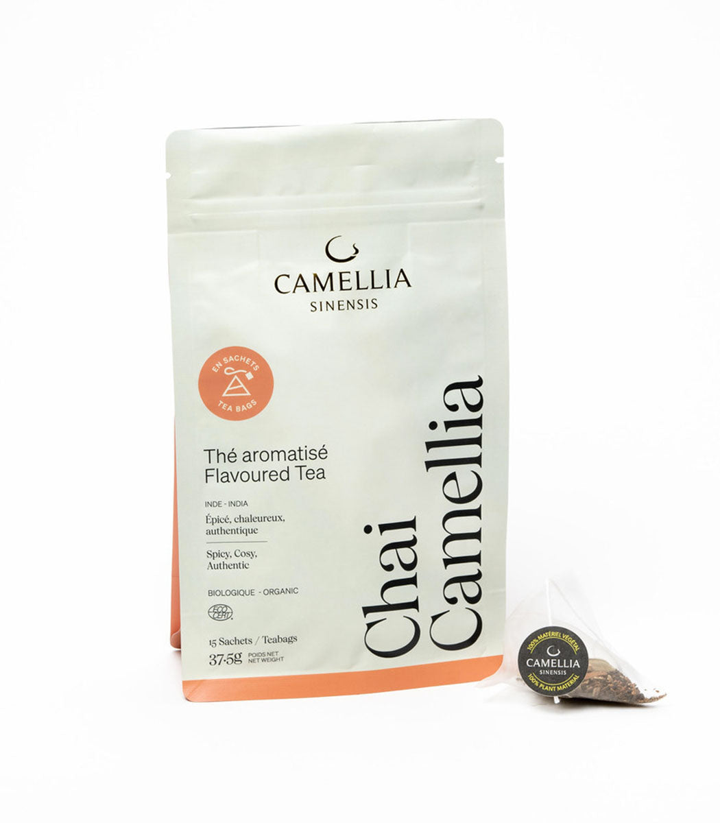 Thé aromatisé Camellia Sinensis | CHAI (15 sachets)