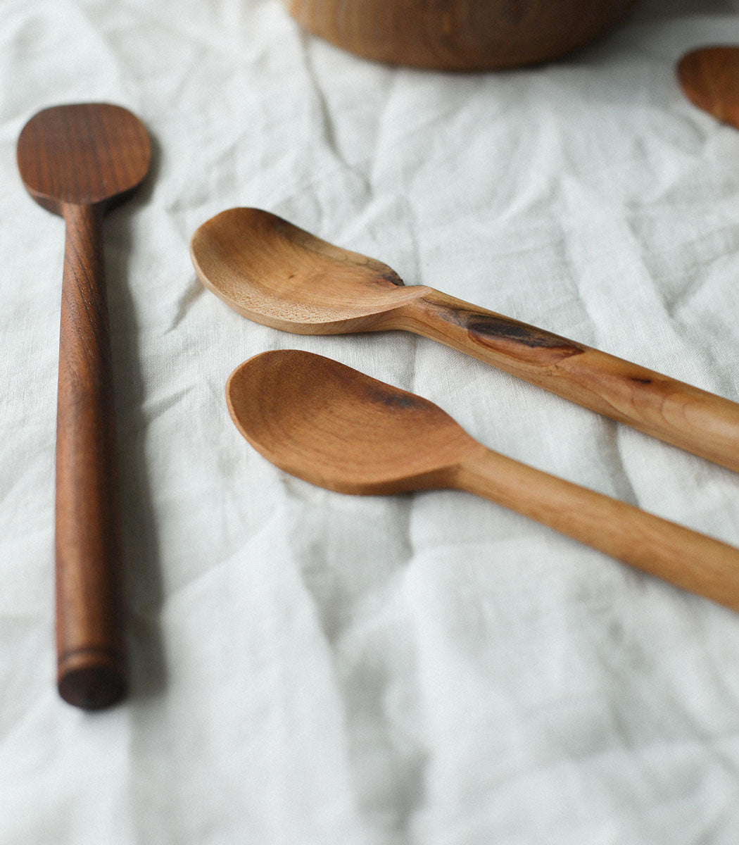 Handmade maple wood spoon
