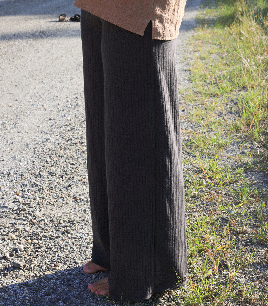 Loose textured pants | FLOWY - STORM