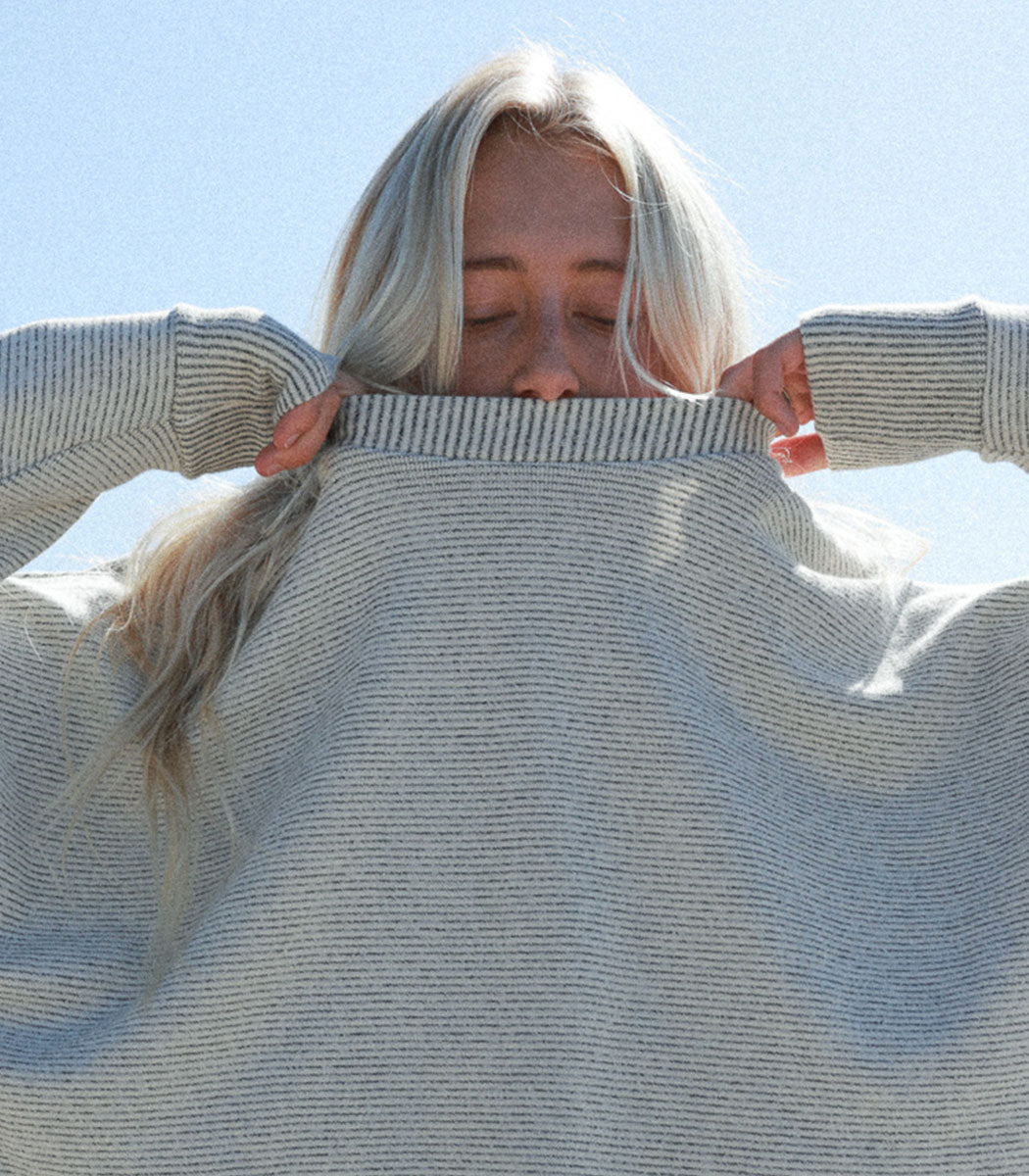 Crewneck tricot oversize | CROISIÈRE - SALT AND PEPPER