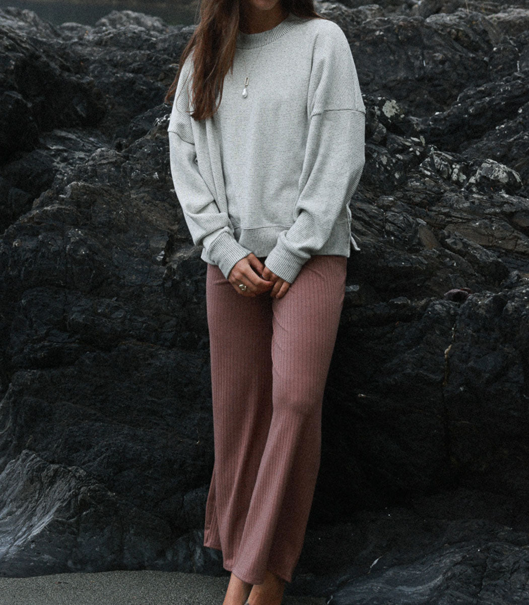 Crewneck tricot oversize | CROISIÈRE - SALT AND PEPPER