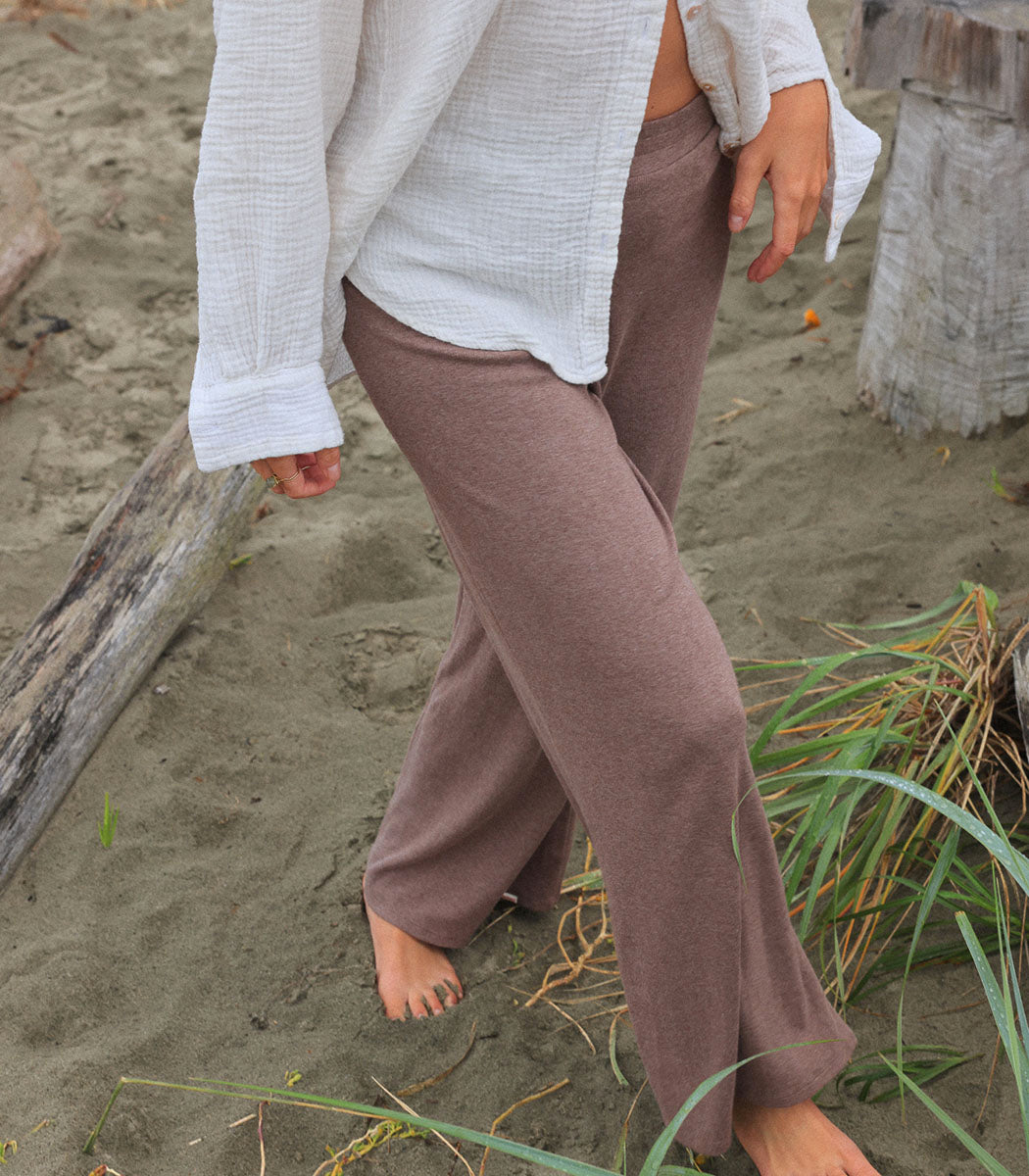 Loose pants | FLOWY - WHISPER RIB