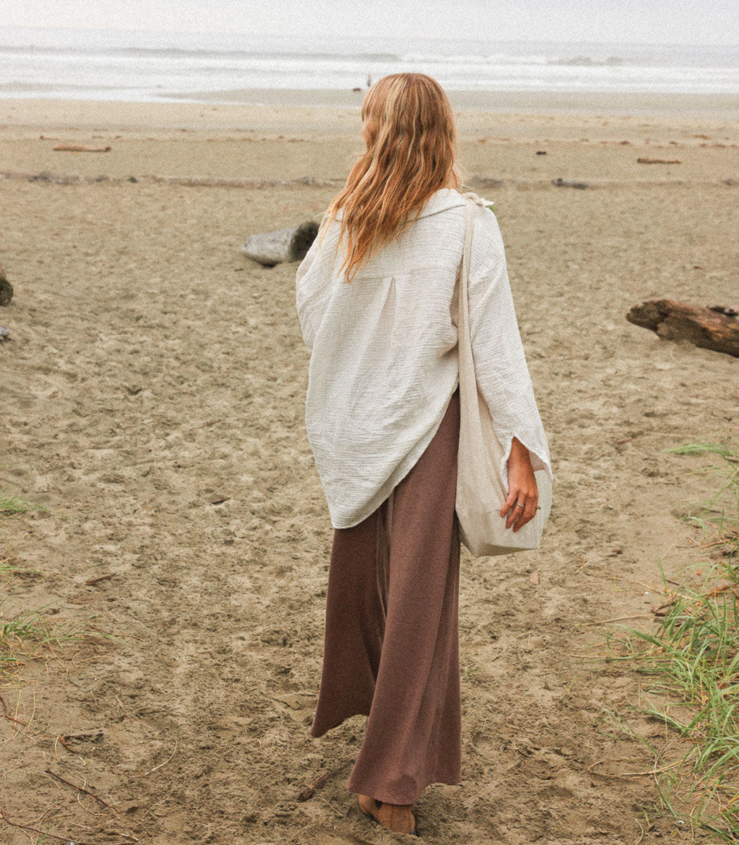 Loose pants | FLOWY - WHISPER RIB