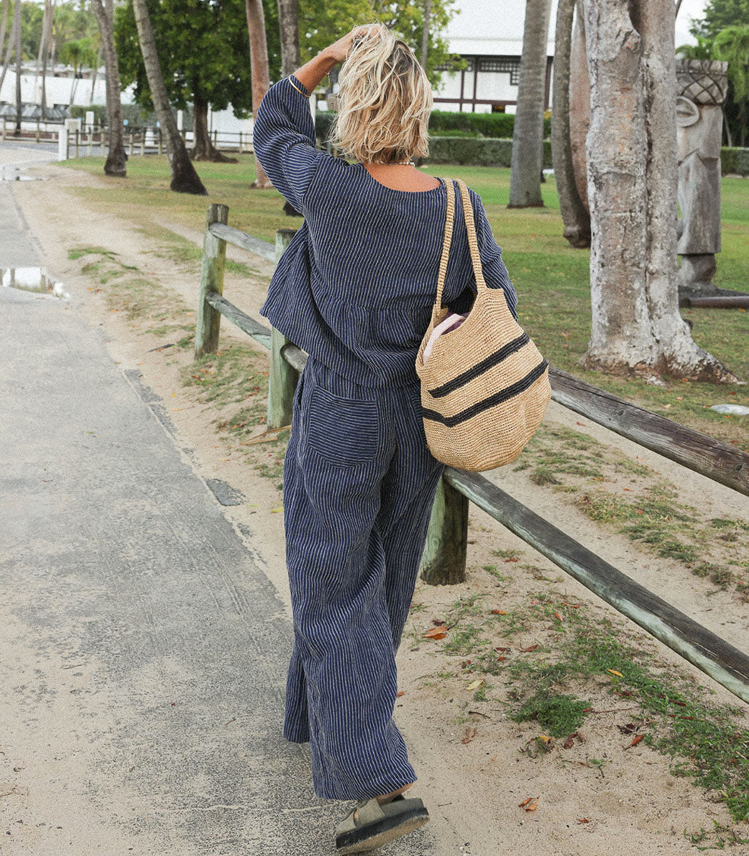 Pantalon en lin  | ANGELI - SAINT-MARTIN